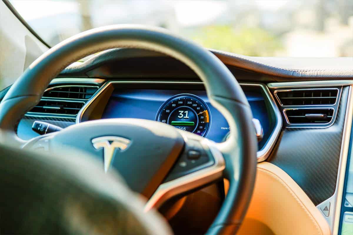 테슬라 모델 S 실내