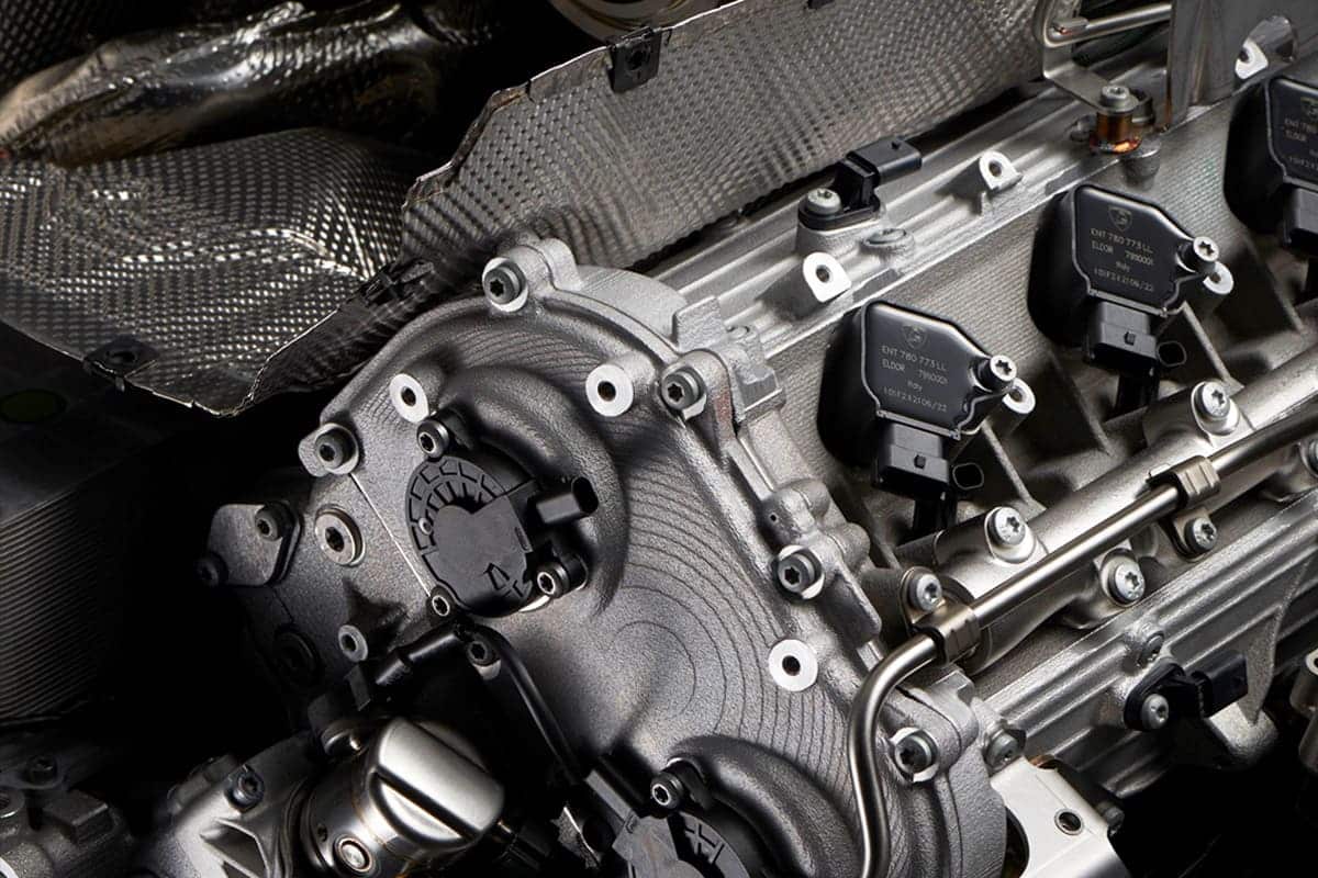 람보르기니 634 하이브리드 V8 트윈 터보 엔진