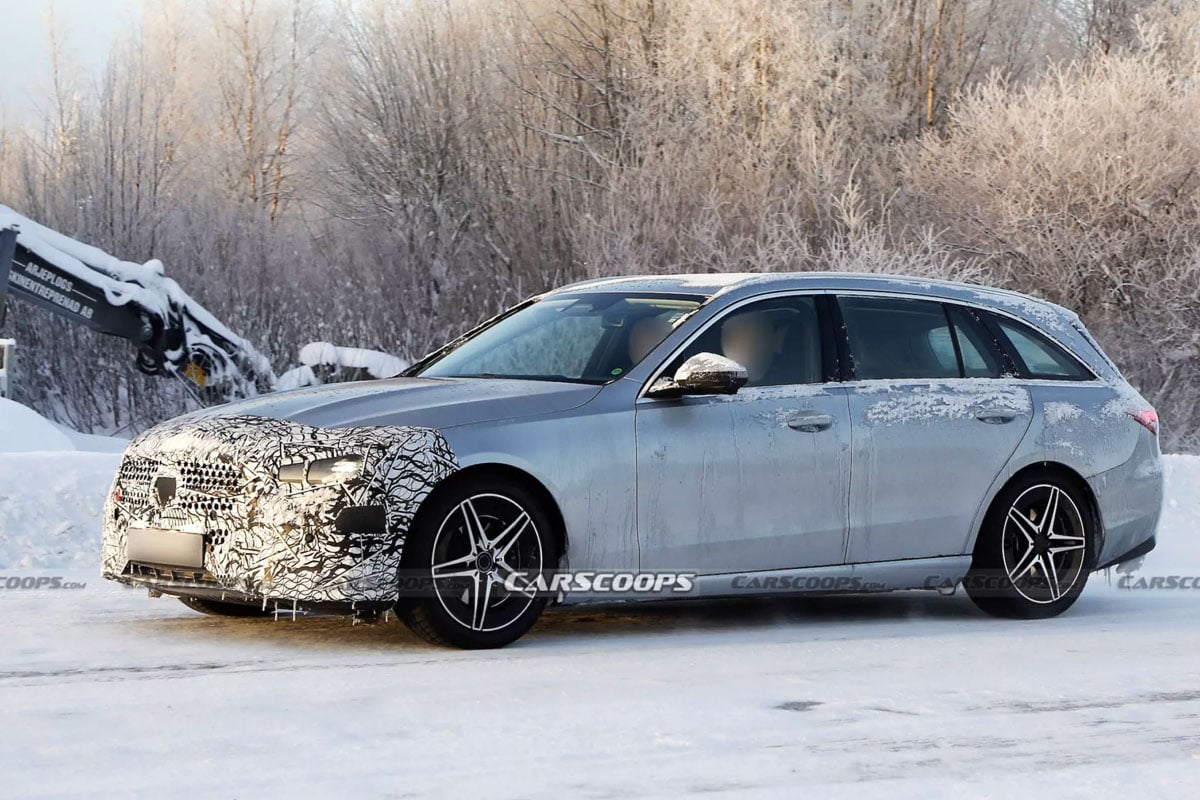 메르세데스-벤츠 C-클래스 왜건 테스트 차량