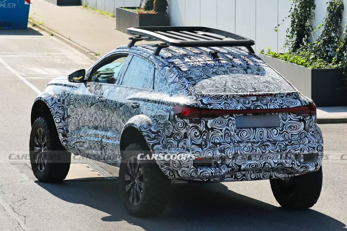 아우디 Q6 e-트론 오프로드 테스트카