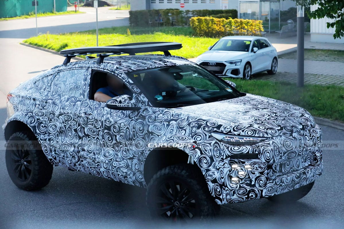 아우디 Q6 e-트론 오프로드 테스트카