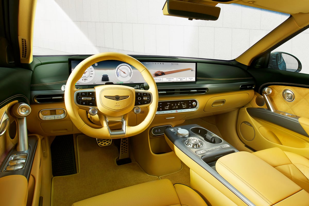 제네시스 GV60 부분변경 실내