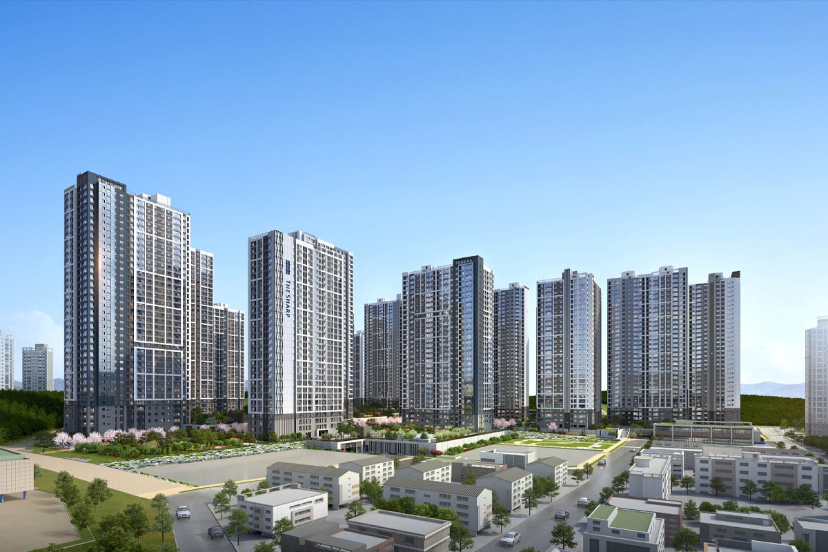 고양 더샵포레나 조감도