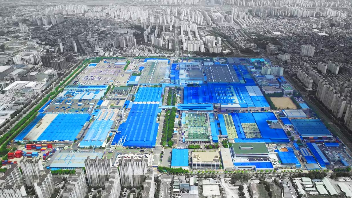 한국GM 부평공장 전경