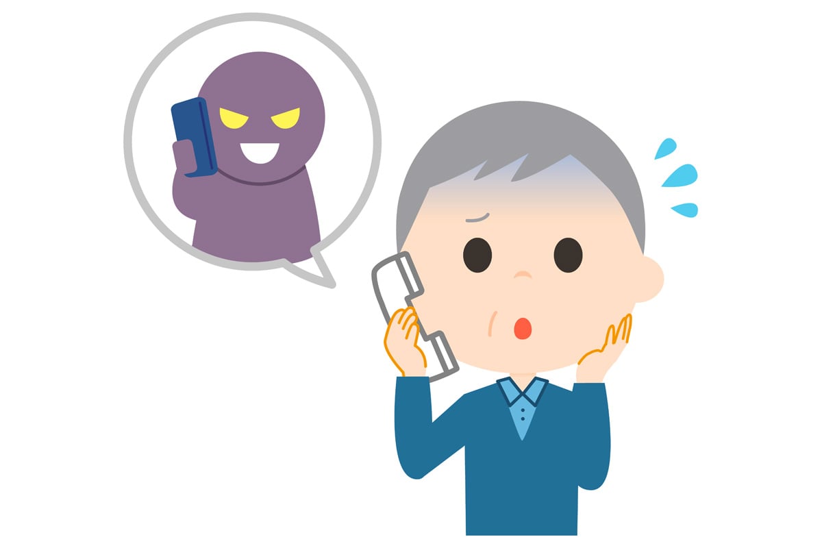 Fake card delivery voice phishing