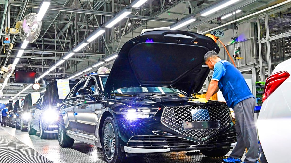 현대차 생산라인