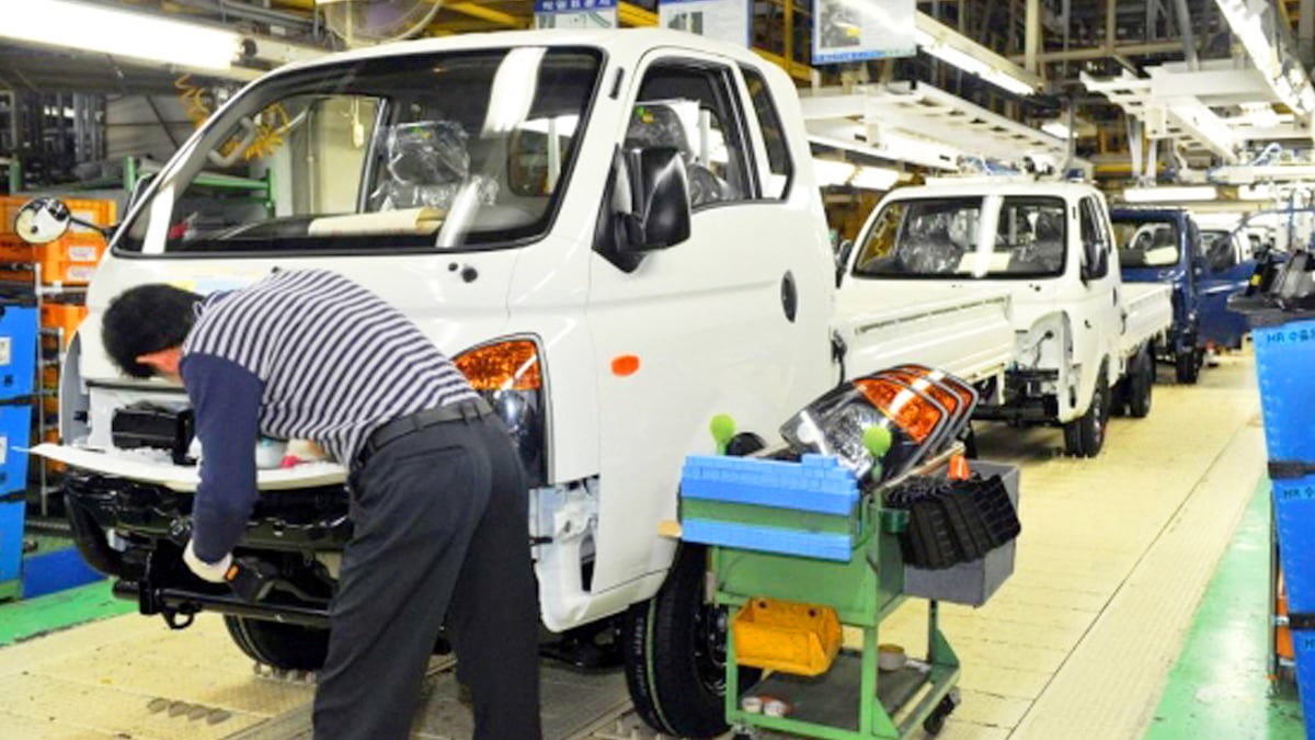 현대차 포터 생산라인