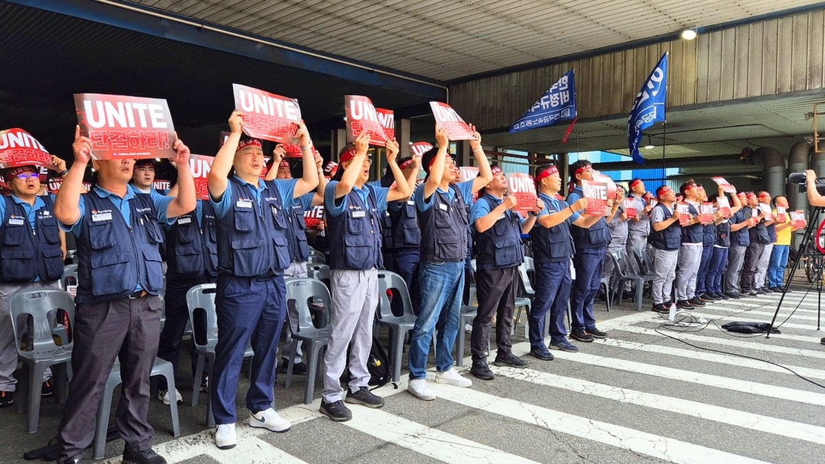 한국GM 노조 부분 파업 한국GM 노조 부분 파업