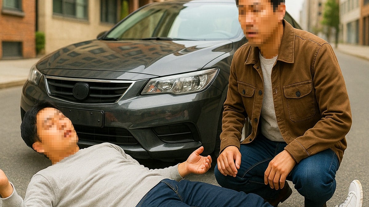 경미한 차 사고