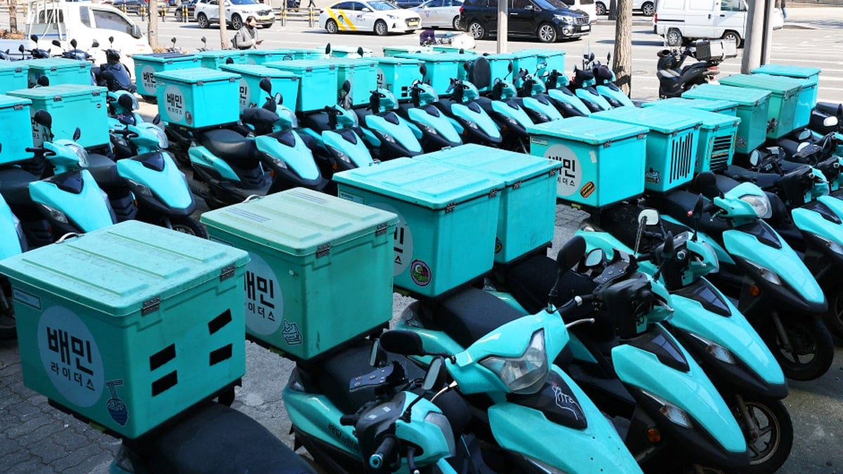 배달의민족 배달용 오토바이
