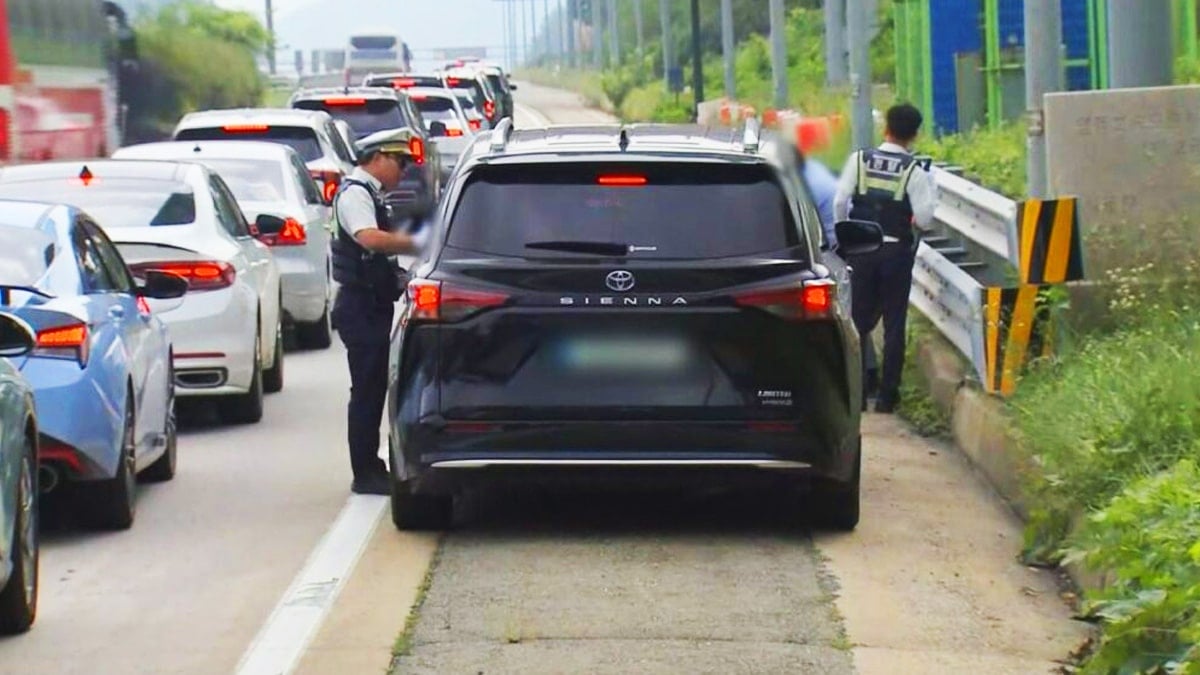 고속도로 버스전용차로 위반 단속 강화