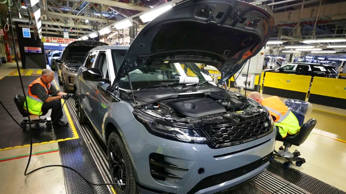 생산이 중단된 재규어 랜드로버의 Halewood 공장