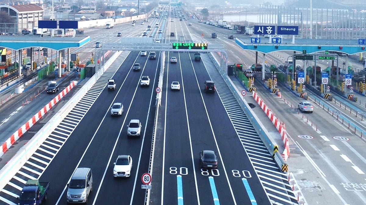 고속도로 다차로 하이패스