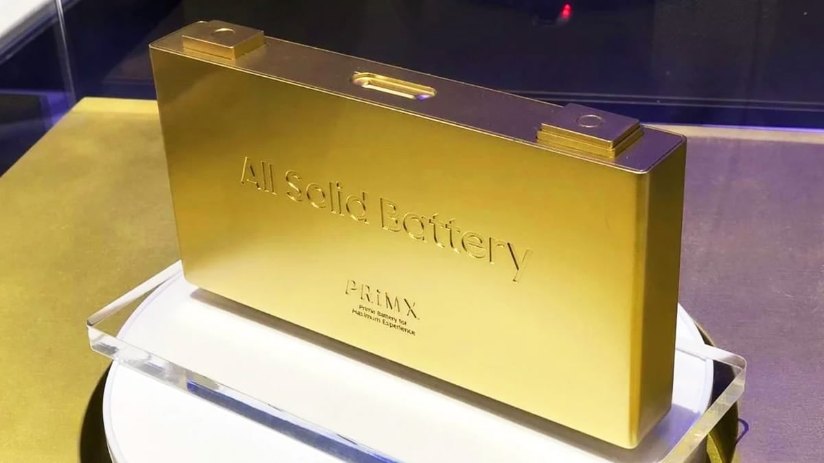 삼성SDI의 전고체 배터리 샘플