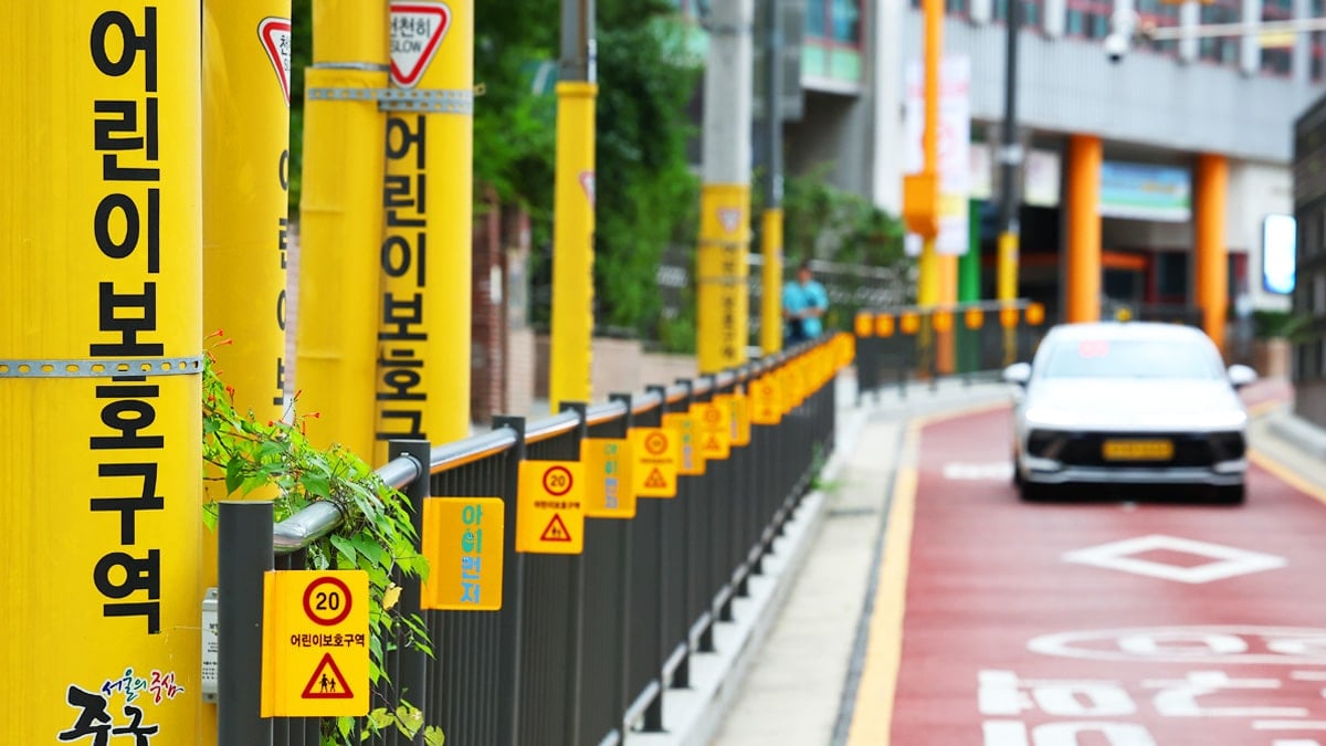 서울시의 제한속도 20km/h 어린이보호구역 서울시의 제한속도 20km/h 어린이보호구역
