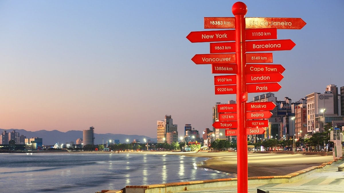 경북 포항 영일대해수욕장