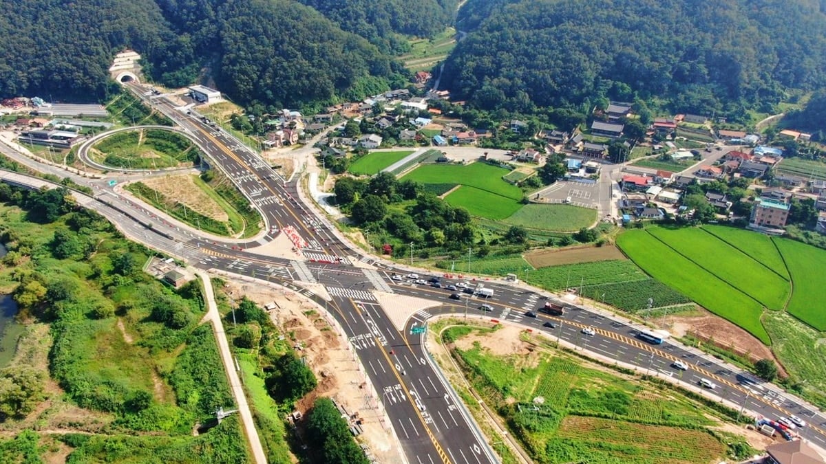 용상-교리 국도대체 우회도로 송천교차로