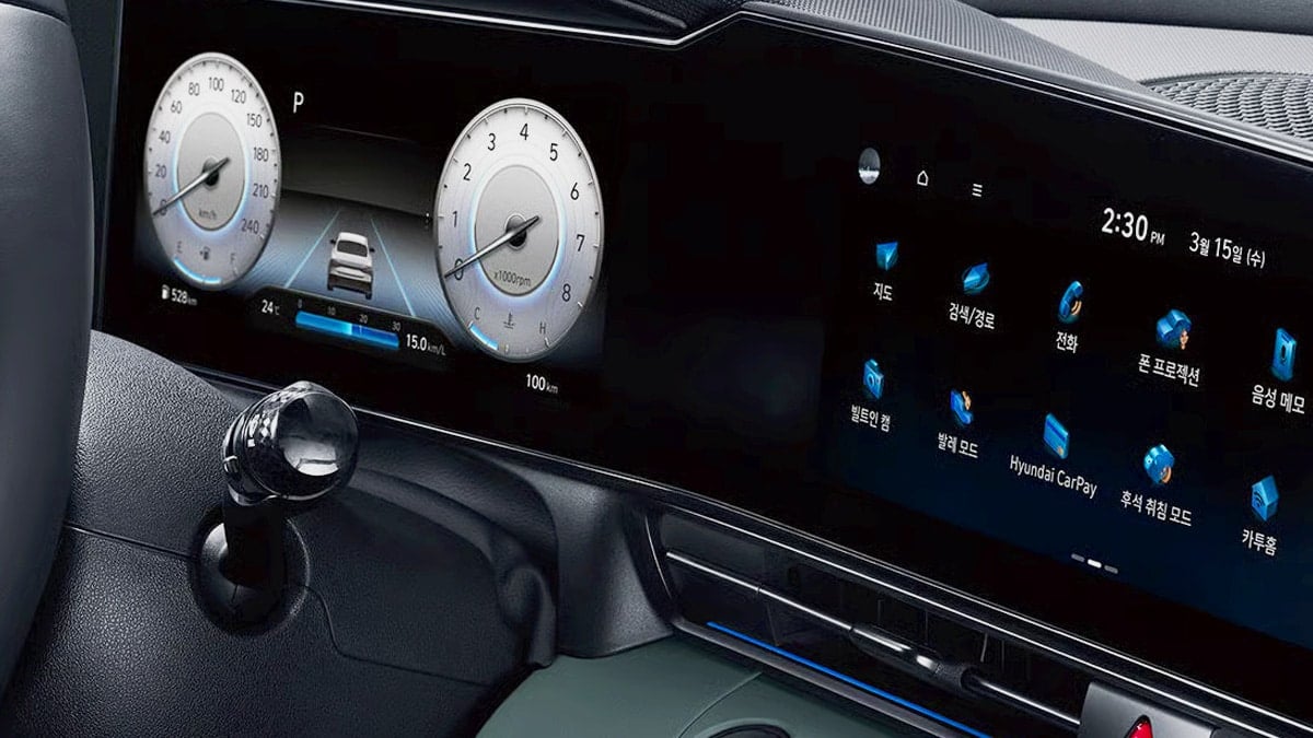 현대차 아반떼 계기판