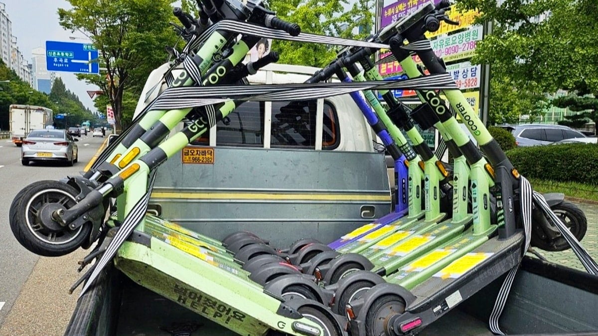 전동킥보드 견인 차량 전동킥보드 견인 차량