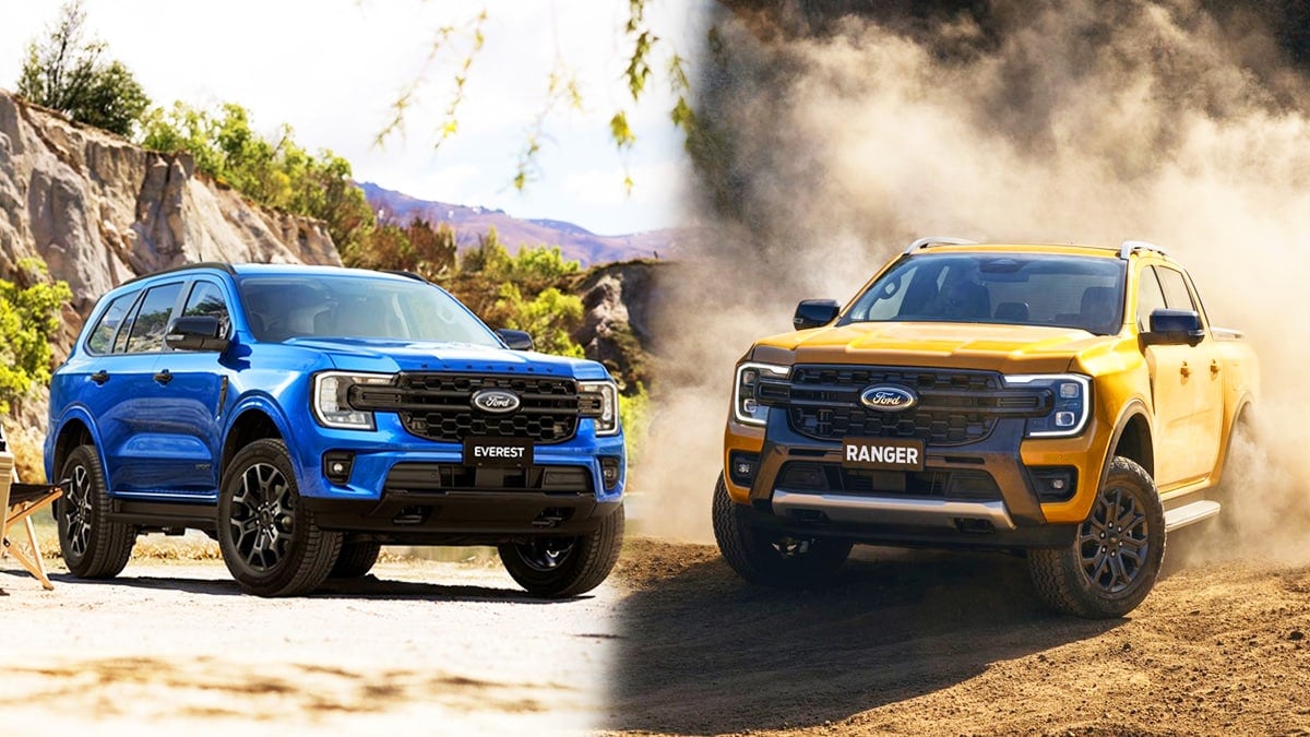 포드 레인저(우) 기반 SUV, 에베레스트(좌)