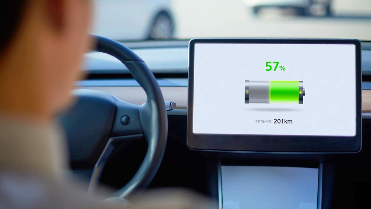 전기차 배터리 잔량 표시