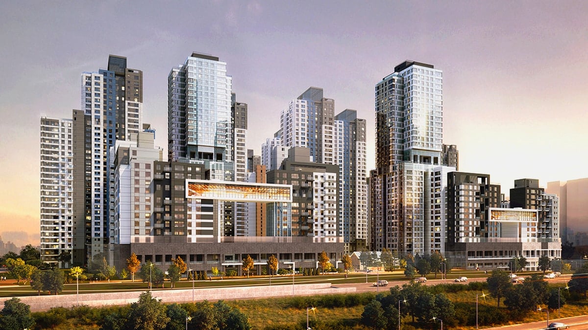 서울 서초구 반포동 래미안 원베일리 아파트 석경투시도