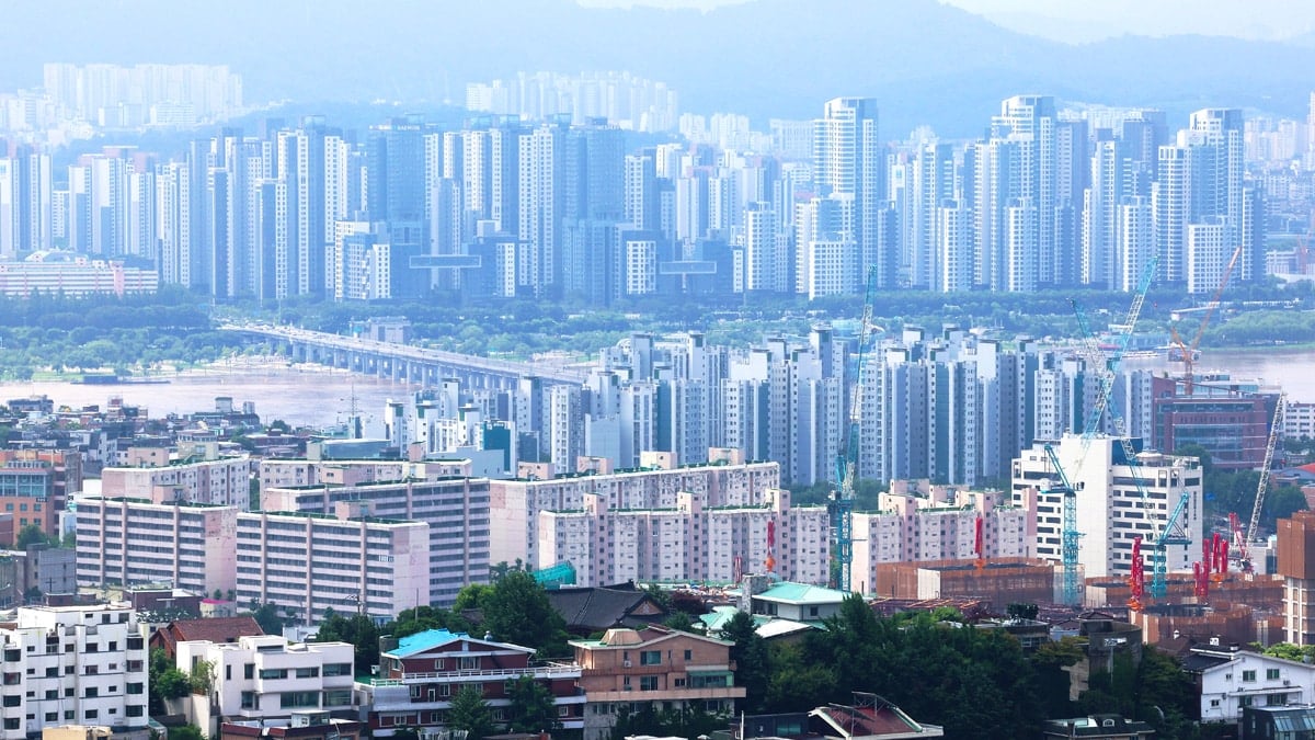 서울 아파트 단지 전경