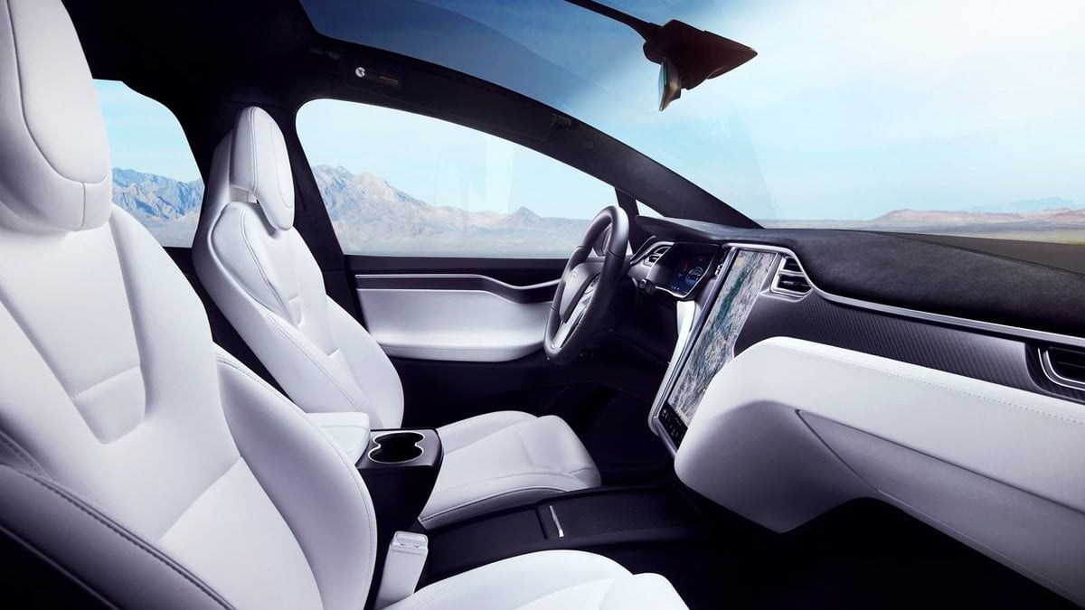 테슬라 모델 X 실내