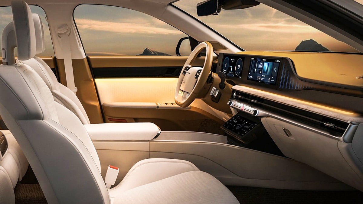 현대차 그랜저 하이브리드 실내