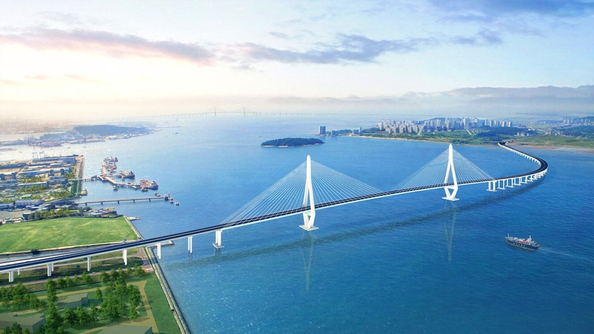 인천 제3연륙교 조감도 인천 제3연륙교 조감도