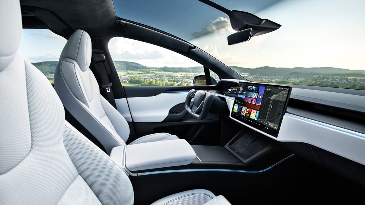 테슬라 모델 X 실내