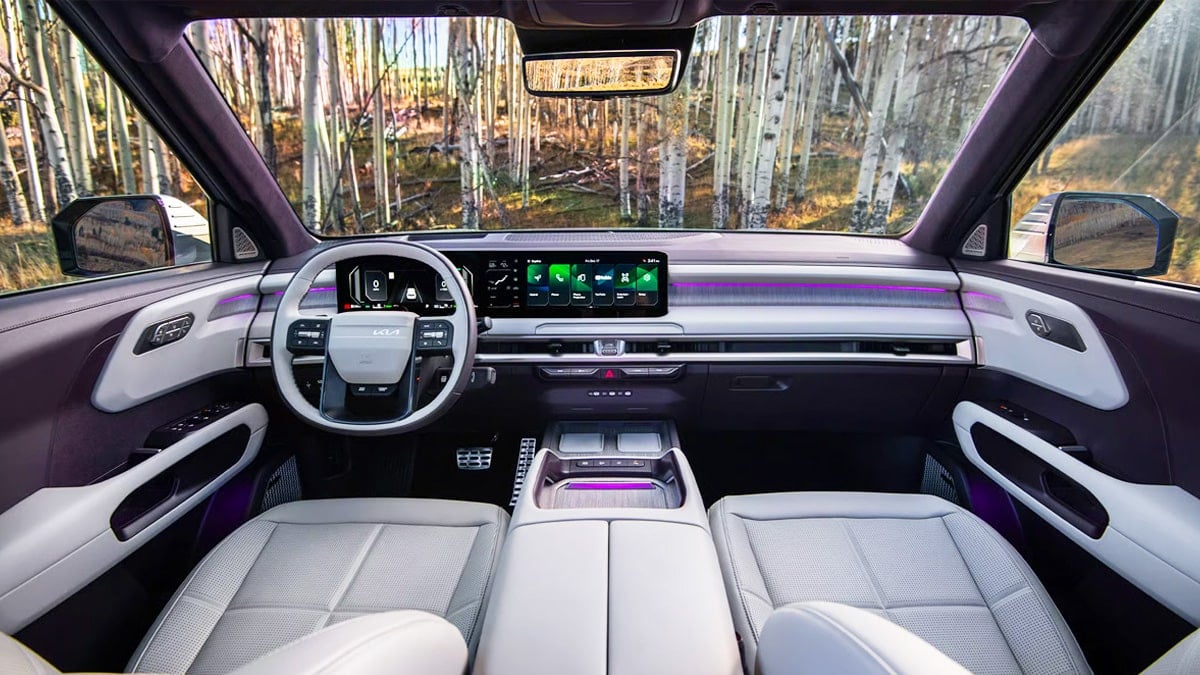 기아 신형 텔루라이드 실내