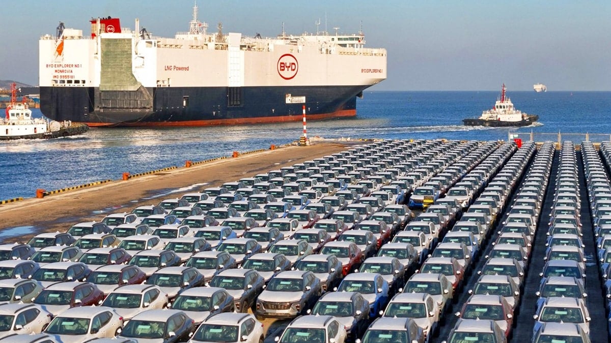 수출되는 중국 전기차 수출되는 중국 전기차