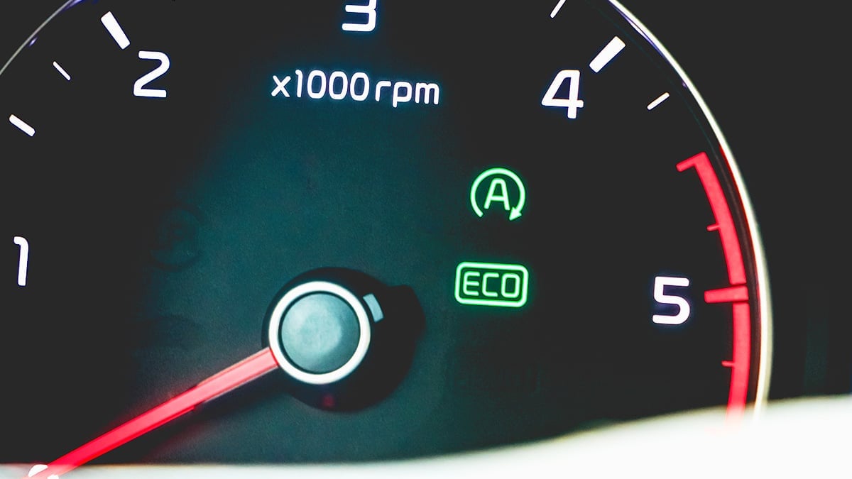 자동차 RPM 계기판