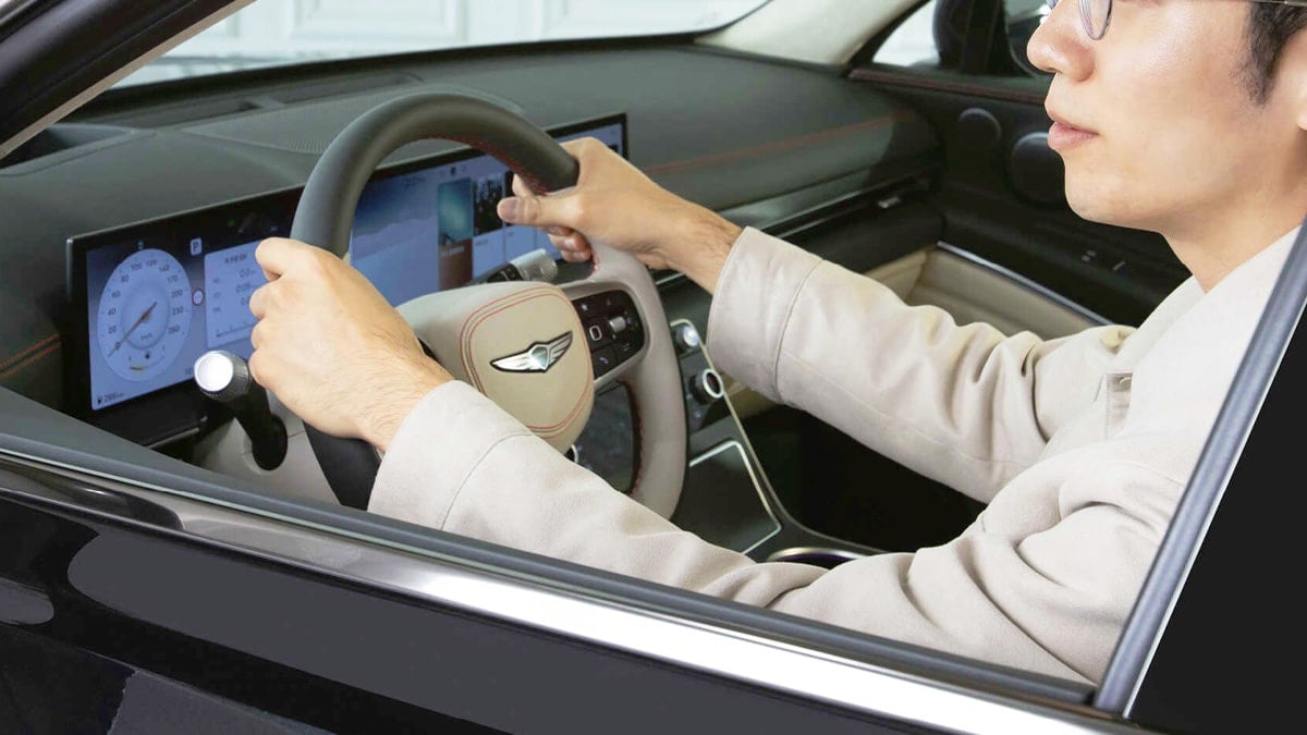 제네시스 GV80 실내 