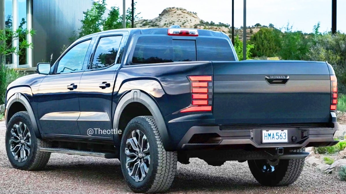 현대차 신형 픽업트럭 예상도