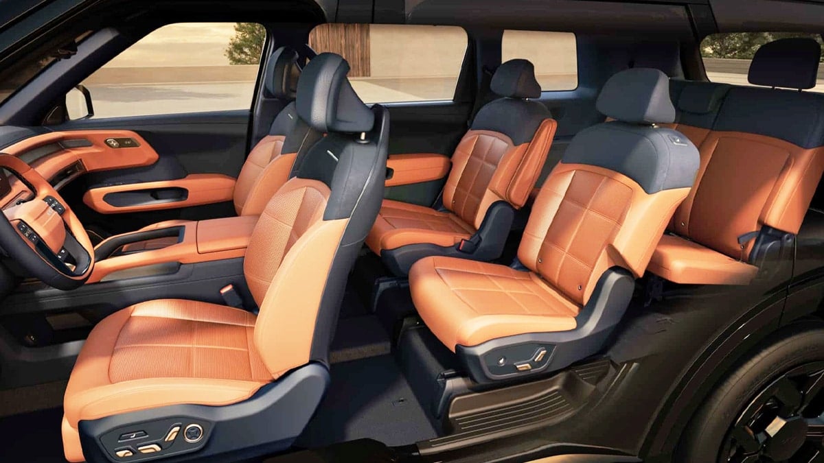 기아 신형 텔루라이드 실내