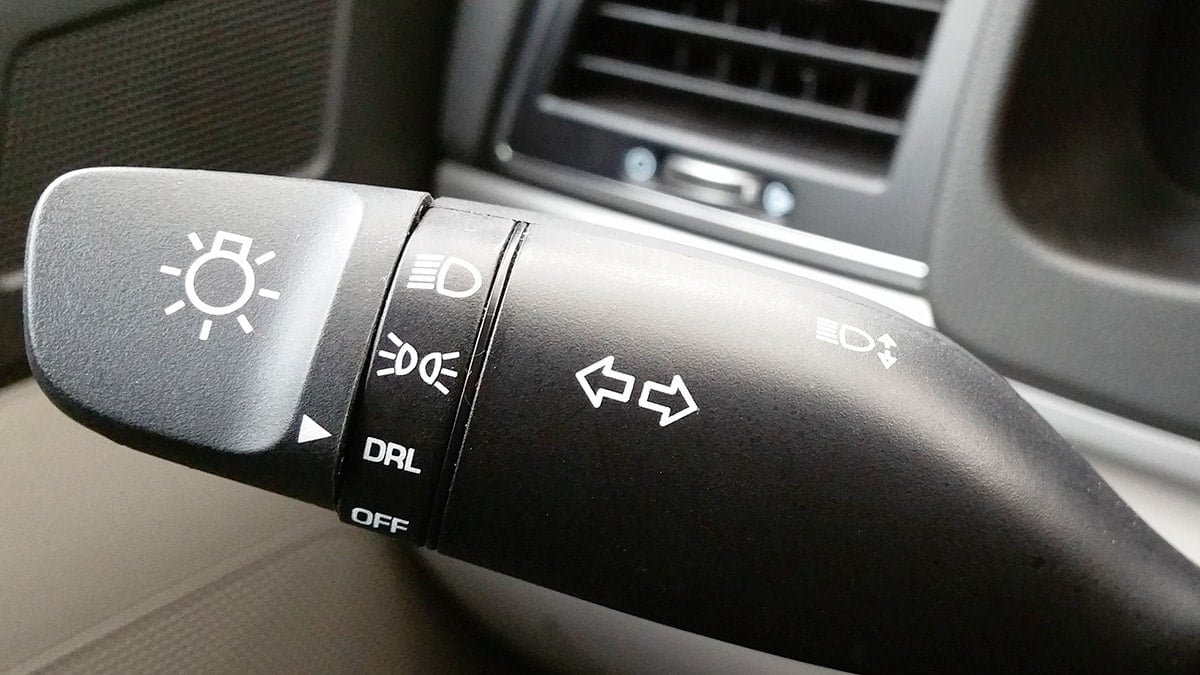 방향지시등 레버