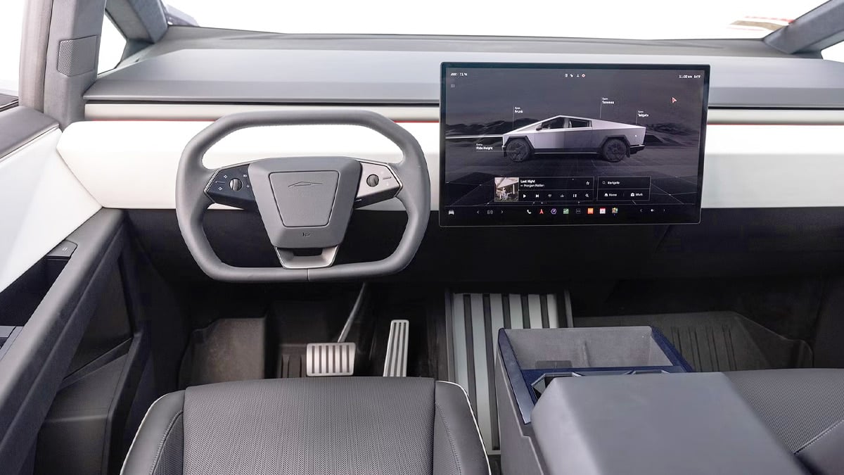 테슬라 사이버트럭 실내