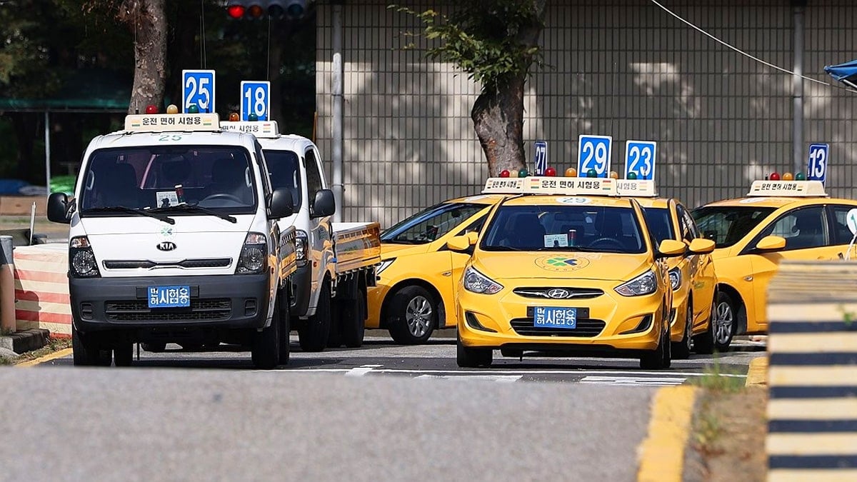 서울 시내의 한 운전면허시험장