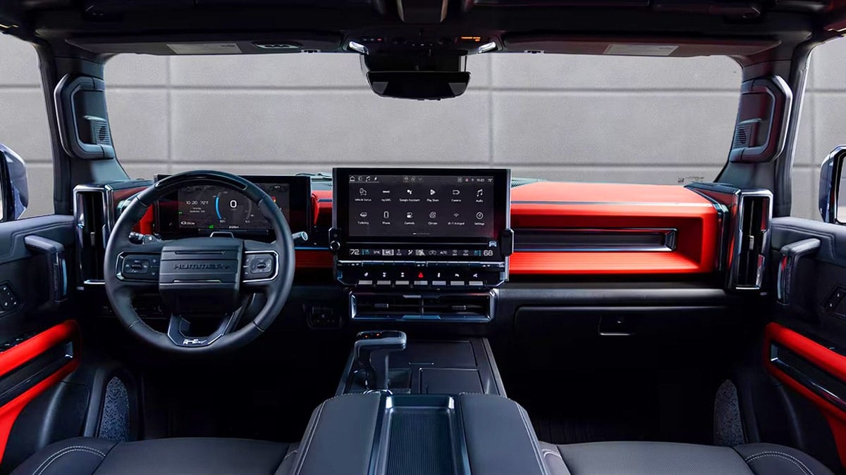 GMC 허머 EV 실내