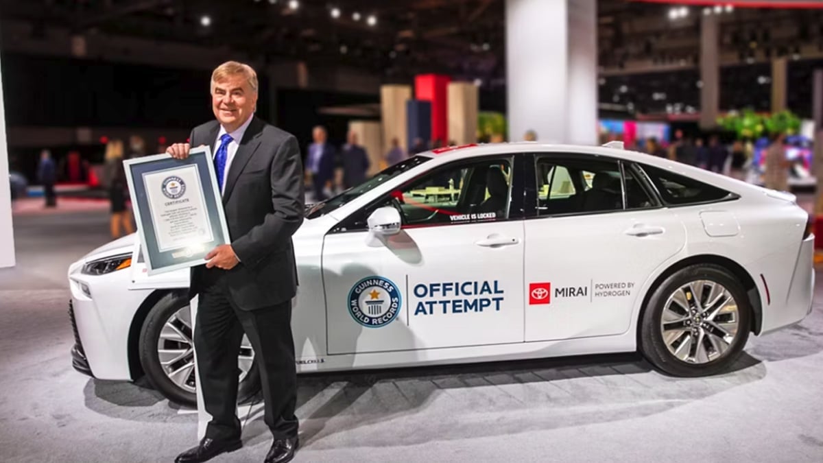 기네스 세계 기록을 달성했던 토요타 미라이