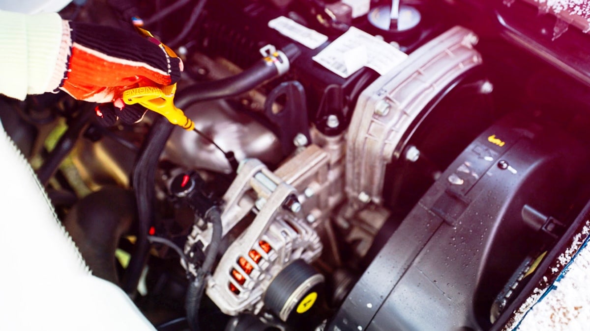 엔진오일 딥스틱