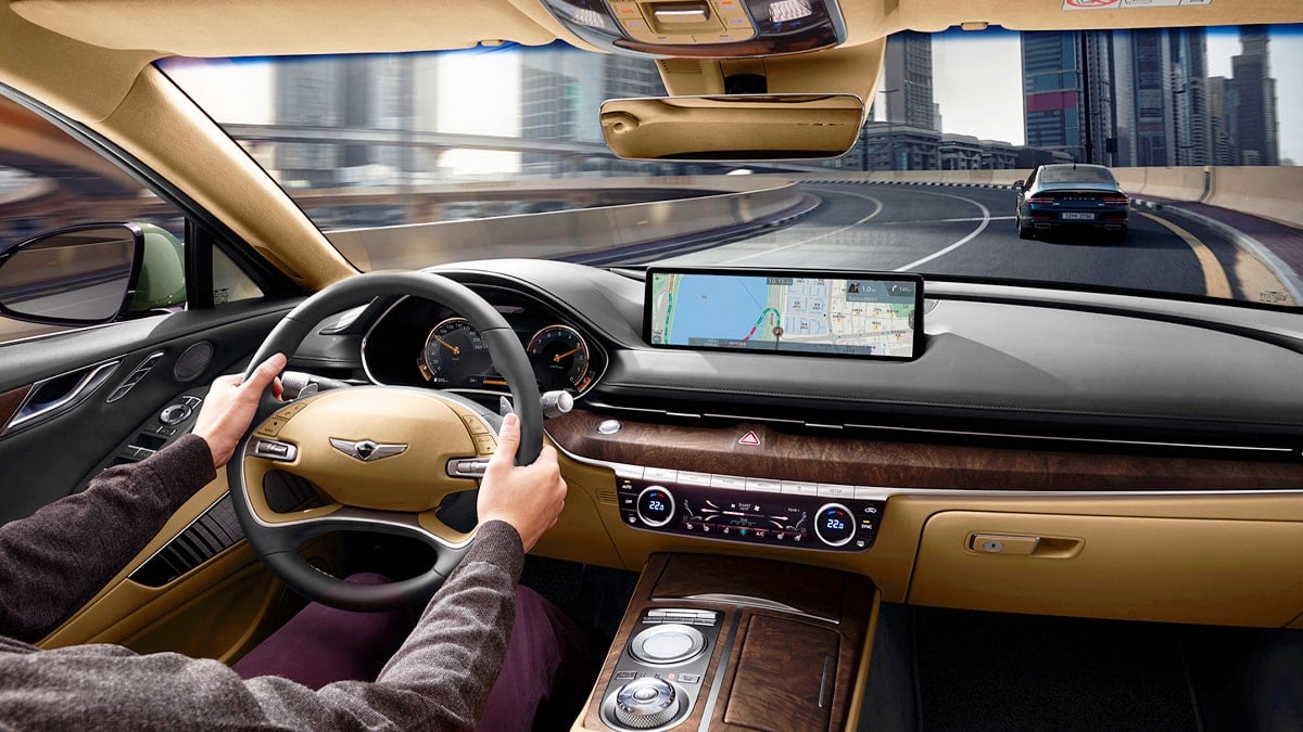 제네시스 구형 G80 실내