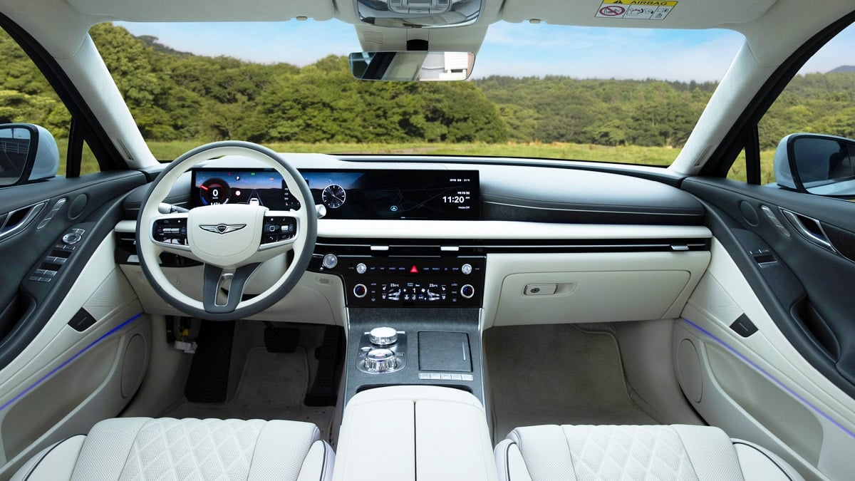 제네시스 일렉트리파이드 G80 실내 제네시스 일렉트리파이드 G80 실내