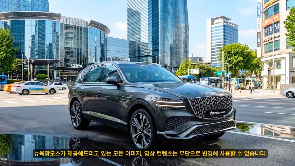 제네시스 GV80 하이브리드 예상도