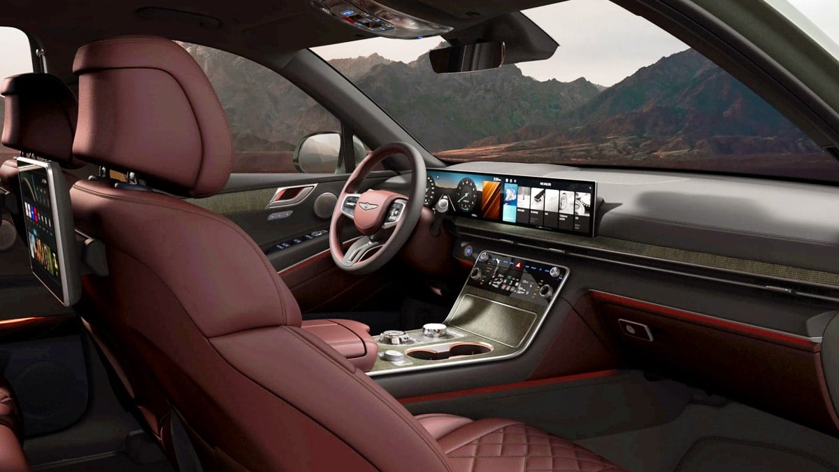 제네시스 GV80 실내