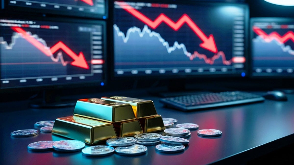 금 4.5%, 은 13.5% 급락