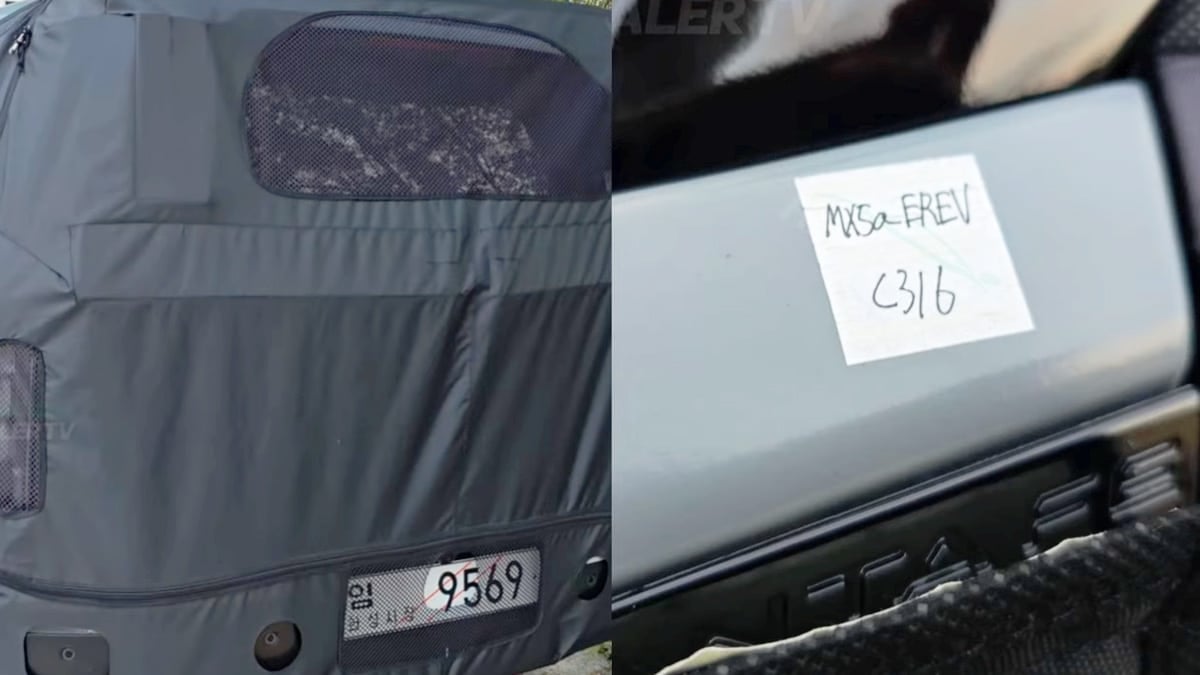 현대차 싼타페 EREV 모델 스파이샷