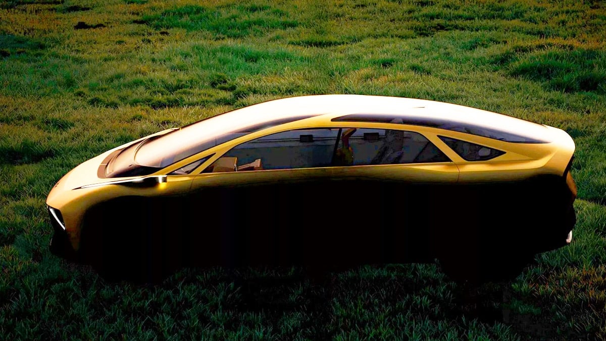 기아 전기 스포츠세단 ev8 티저 이미지